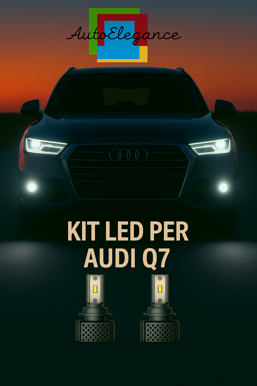🔥KIT LED D3S 6000K BIANCO CANBUS – Anabbaglianti per Audi Q7🔥