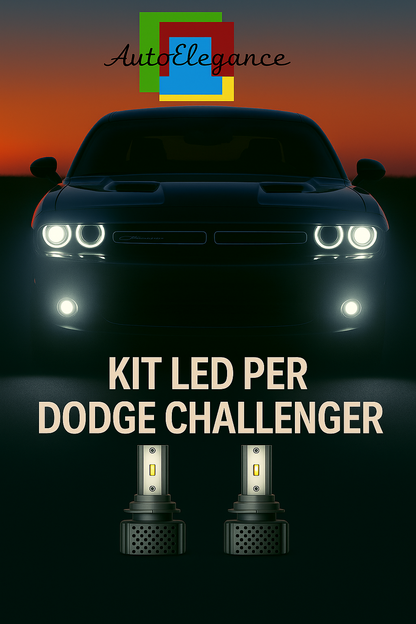 🔥KIT LED D3S 6000K BIANCO CANBUS – Anabbaglianti per Dodge Challenger🔥