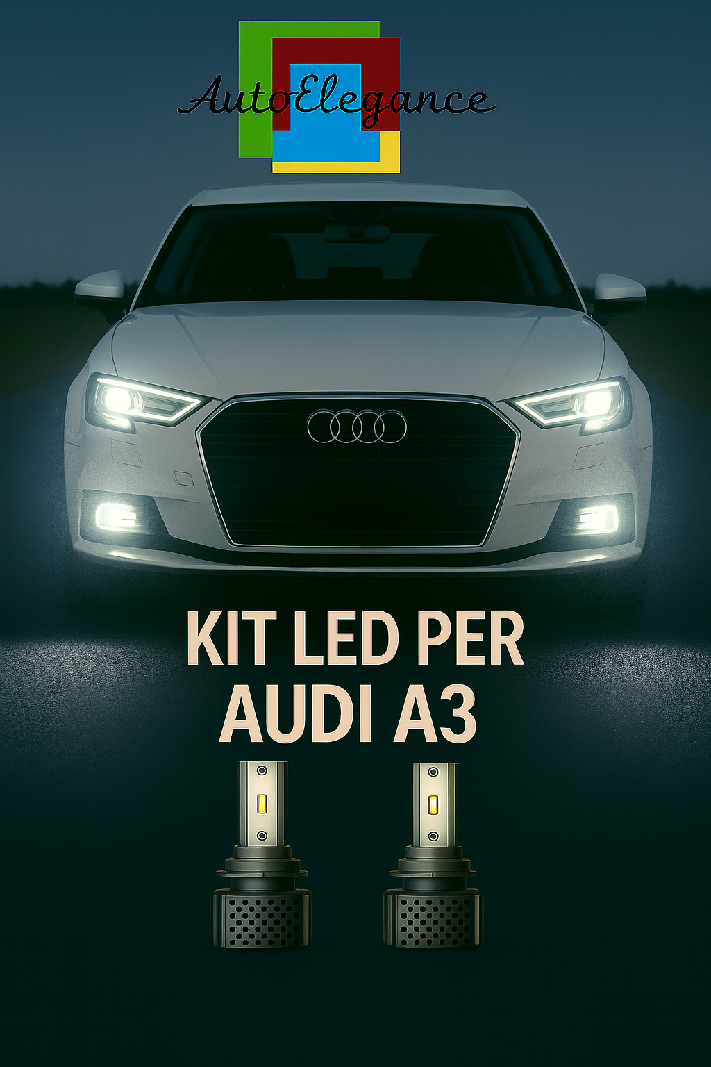 🔥KIT LED D3S 6000K BIANCO CANBUS – Anabbaglianti per Audi A3🔥