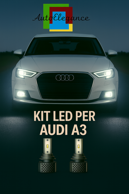 🔥KIT LED D3S 6000K BIANCO CANBUS – Anabbaglianti per Audi A3🔥