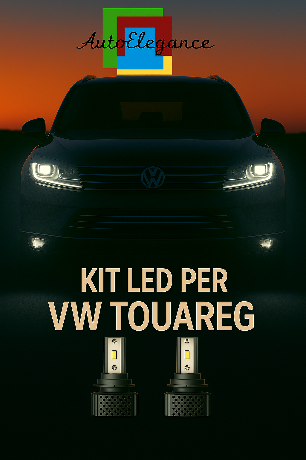 🔥KIT LED D3S 6000K BIANCO CANBUS – Anabbaglianti per Volkswagen Touareg🔥