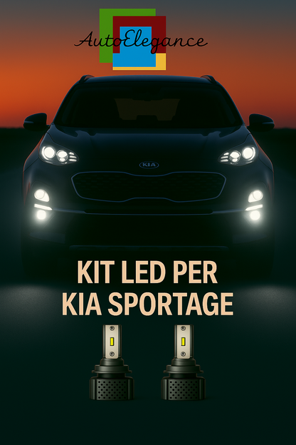 🔥KIT LED D3S 6000K BIANCO CANBUS – Anabbaglianti per Kia Sportage🔥
