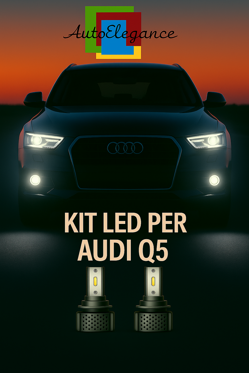🔥KIT LED D3S 6000K BIANCO CANBUS – Anabbaglianti per Audi Q5🔥