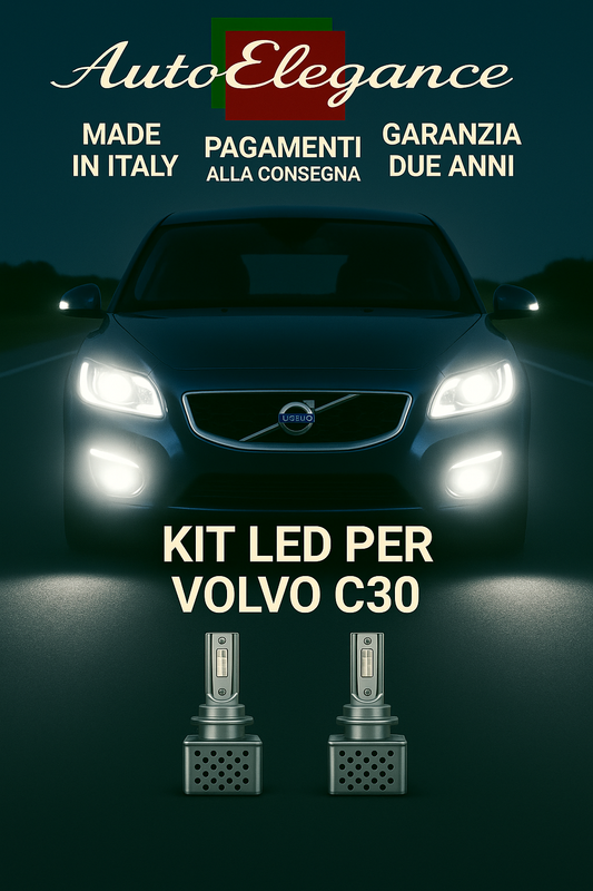 🔥KIT LED D3S 6000K BIANCO CANBUS – Anabbaglianti per Volvo C30🔥