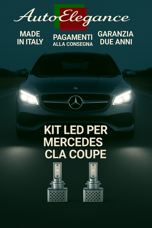 🔥KIT LED D3S 6000K BIANCO CANBUS – Anabbaglianti per Mercedes CLA Coupé🔥