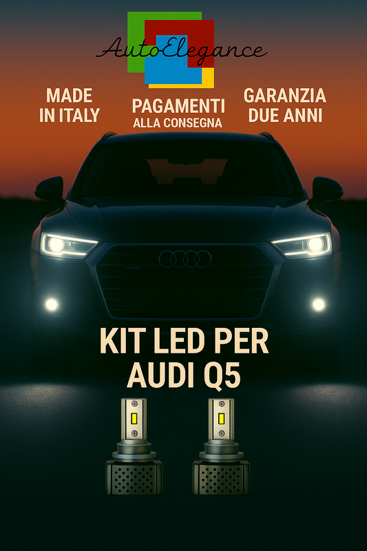 🔥KIT LED D3S 6000K BIANCO CANBUS – Anabbaglianti per Audi Q5🔥