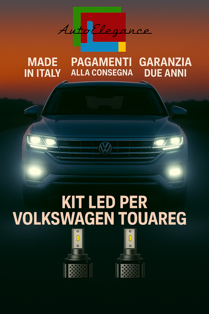 🔥KIT LED D3S 6000K BIANCO CANBUS – Anabbaglianti per Volkswagen Touareg🔥