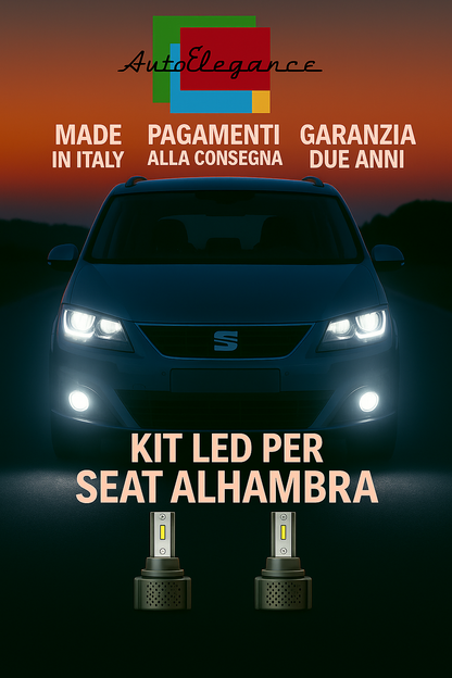 🔥KIT LED D3S 6000K BIANCO CANBUS – Anabbaglianti per Seat Alhambra🔥