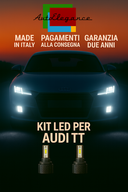 🔥KIT LED D3S 6000K BIANCO CANBUS – Anabbaglianti per Audi TT🔥