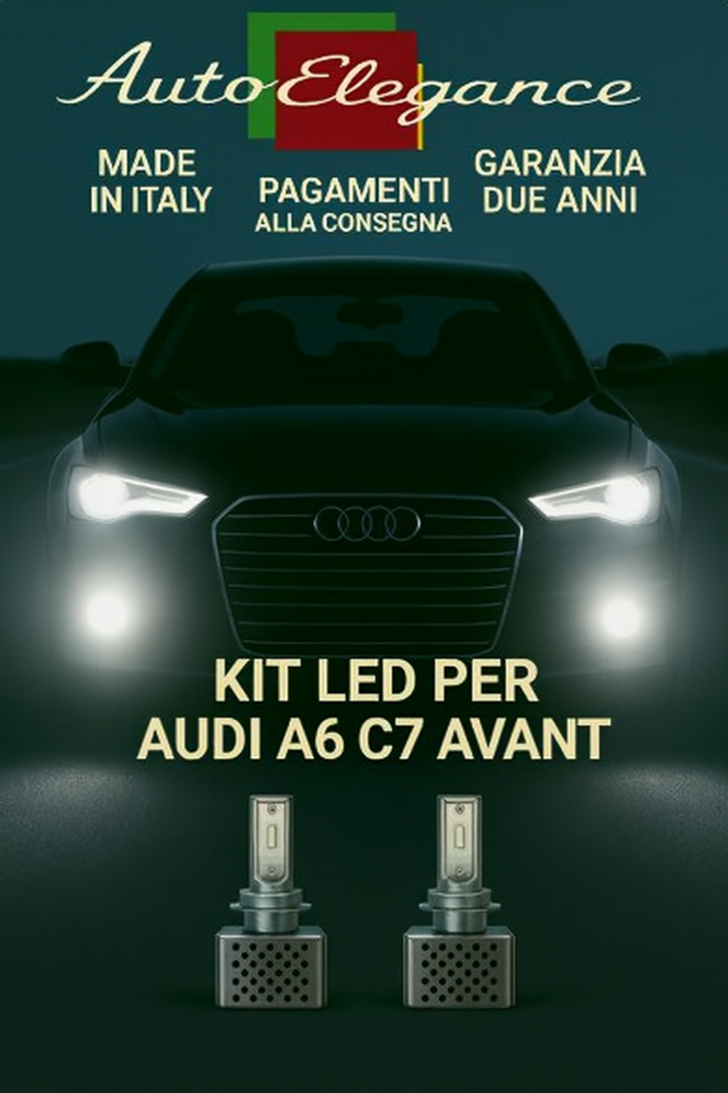 🔥KIT LED D3S 6000K BIANCO CANBUS – Anabbaglianti per Audi A6 C7 Avant🔥