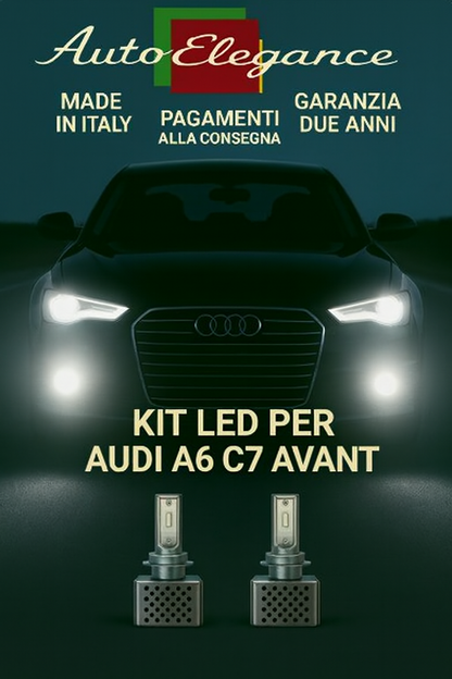 🔥KIT LED D3S 6000K BIANCO CANBUS – Anabbaglianti per Audi A6 C7 Avant🔥