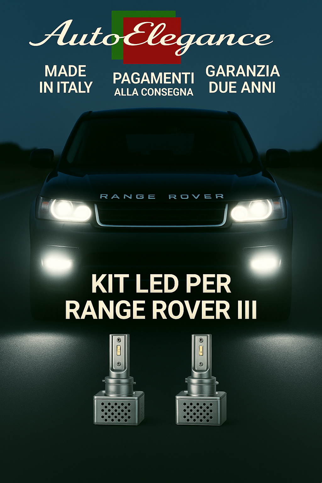 🔥KIT LED D3S 6000K BIANCO CANBUS – Anabbaglianti per Range Rover III🔥