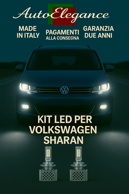 🔥KIT LED D3S 6000K BIANCO CANBUS – Anabbaglianti per Volkswagen Sharan🔥