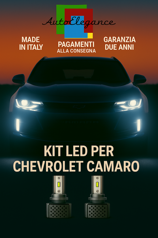 🔥KIT LED D3S 6000K BIANCO CANBUS – Anabbaglianti per Chevrolet Camaro🔥