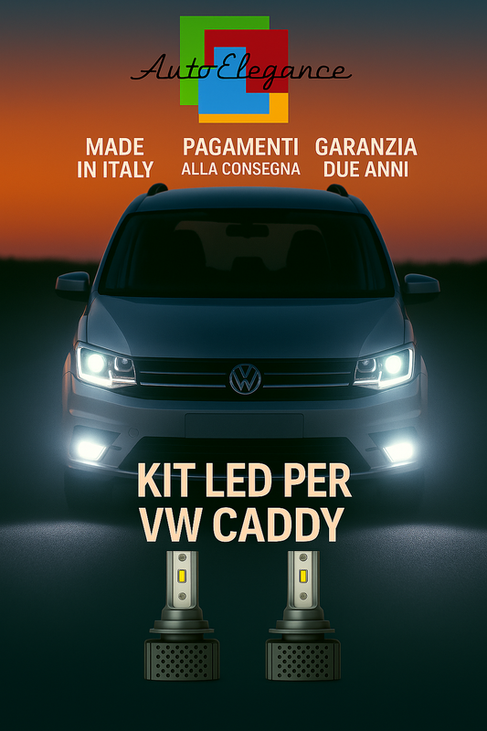 💫KIT LED D3S 6000K BIANCO CANBUS – Anabbaglianti per Volkswagen Caddy💫