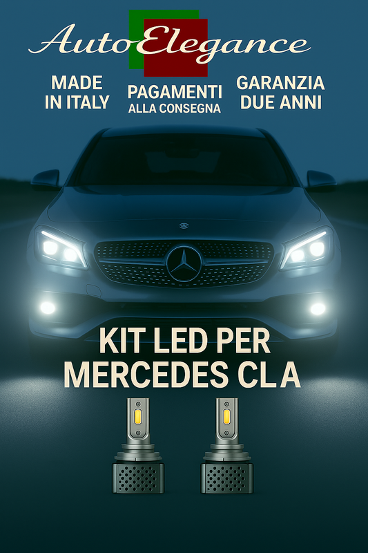 💫KIT LED D3S 6000K BIANCO CANBUS – Anabbaglianti per Mercedes CLA💫