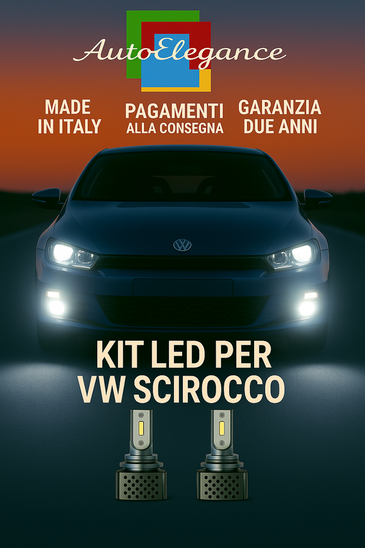 💫KIT LED D3S 6000K BIANCO CANBUS – Anabbaglianti per Volkswagen Scirocco💫