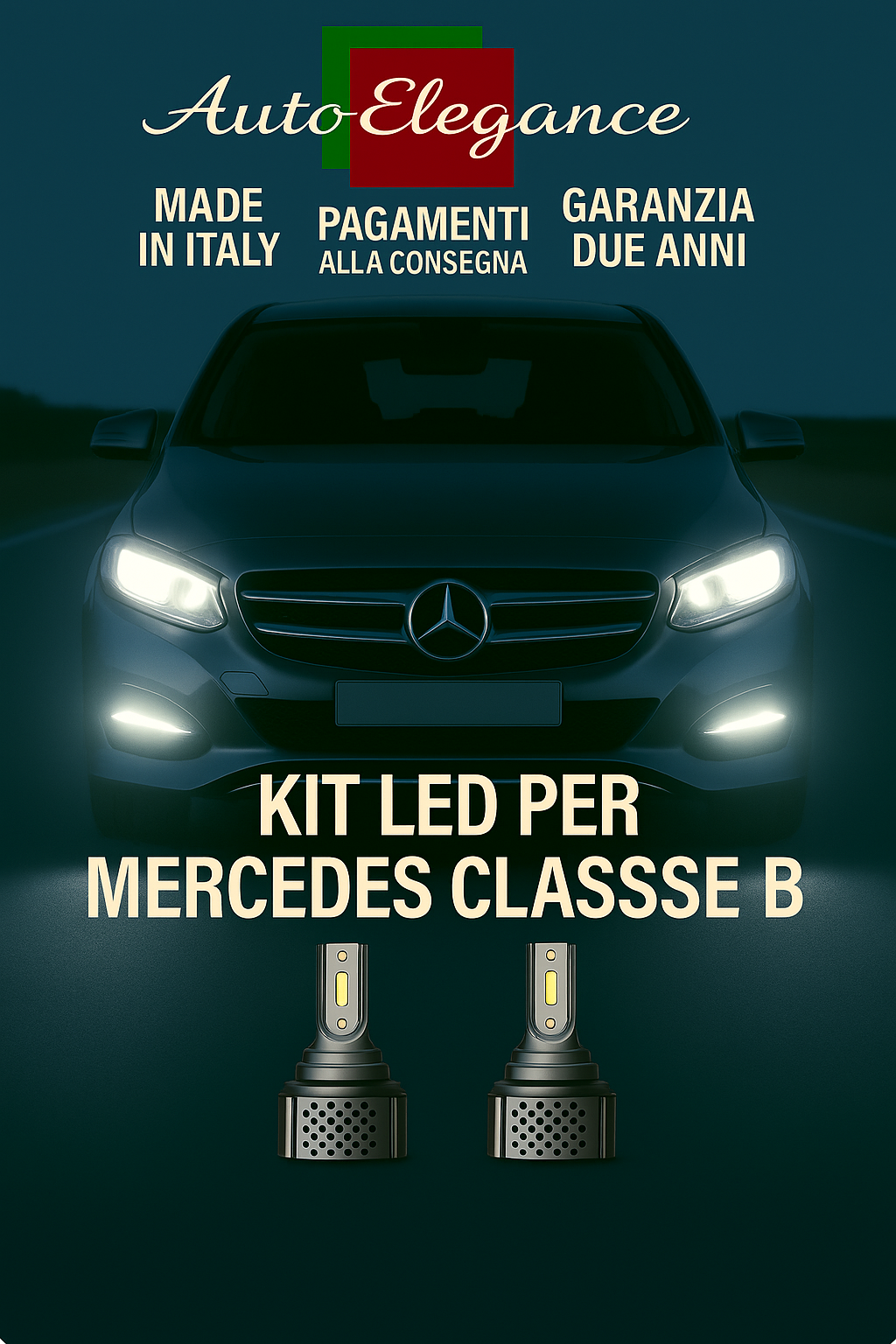 🔥KIT LED D3S 6000K BIANCO CANBUS – Anabbaglianti per Mercedes-Benz Classe B🔥