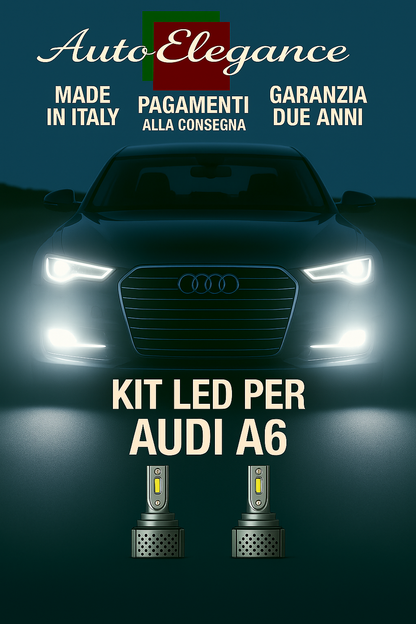 🔥KIT LED D3S 6000K BIANCO CANBUS – Anabbaglianti per Audi A6🔥