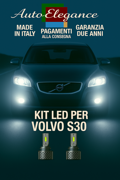 🔥KIT LED D3S 6000K BIANCO CANBUS – Anabbaglianti per Volvo C30🔥