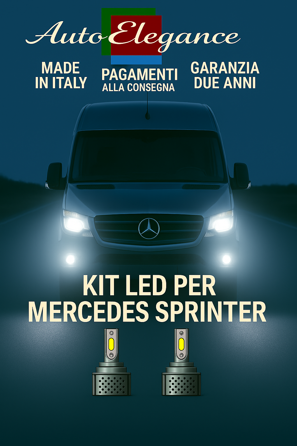 🔥KIT LED D3S 6000K BIANCO CANBUS – Anabbaglianti per Mercedes-Benz Sprinter🔥