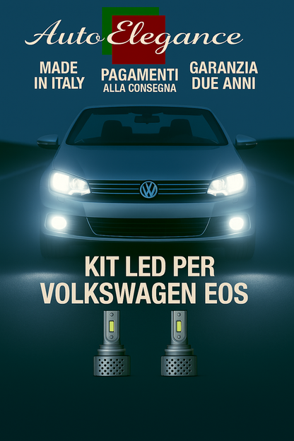 🔥KIT LED D3S 6000K BIANCO CANBUS – Anabbaglianti per Volkswagen EOS🔥