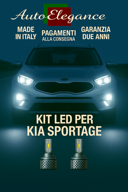 🔥KIT LED D3S 6000K BIANCO CANBUS – Anabbaglianti per Kia Sportage IV🔥