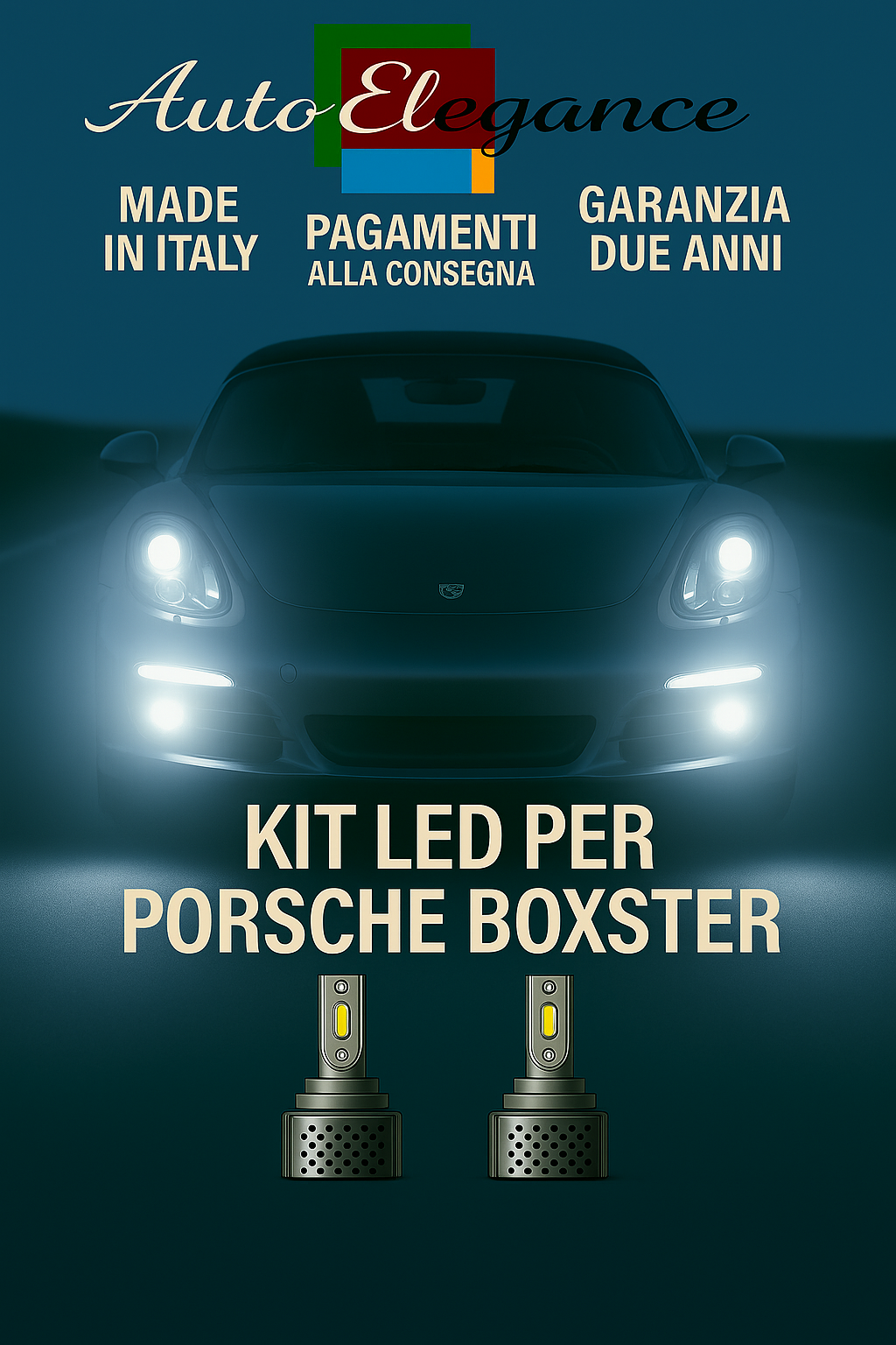 🔥KIT LED D3S 6000K BIANCO CANBUS – Anabbaglianti per Porsche Boxster🔥