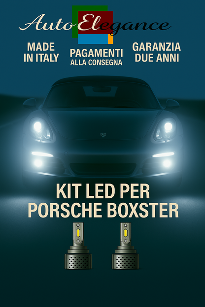 🔥KIT LED D3S 6000K BIANCO CANBUS – Anabbaglianti per Porsche Boxster🔥