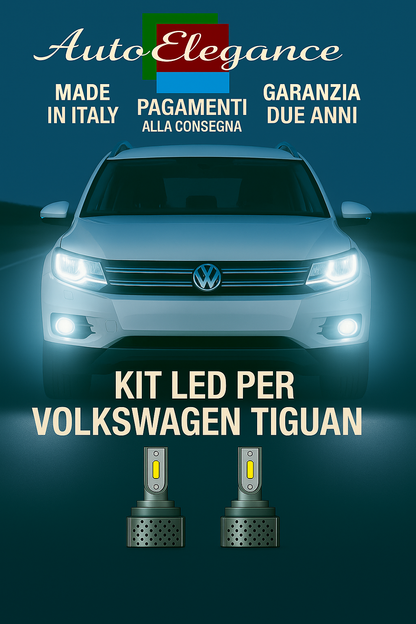 🔥KIT LED D3S 6000K BIANCO CANBUS – Anabbaglianti per Volkswagen Tiguan🔥