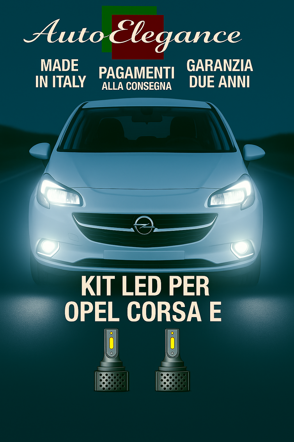 🔥KIT LED D3S 6000K BIANCO CANBUS – Anabbaglianti per Opel Corsa E🔥