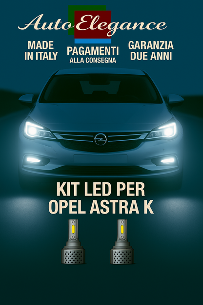🔥KIT LED D3S 6000K BIANCO CANBUS – Anabbaglianti per Opel Astra K🔥