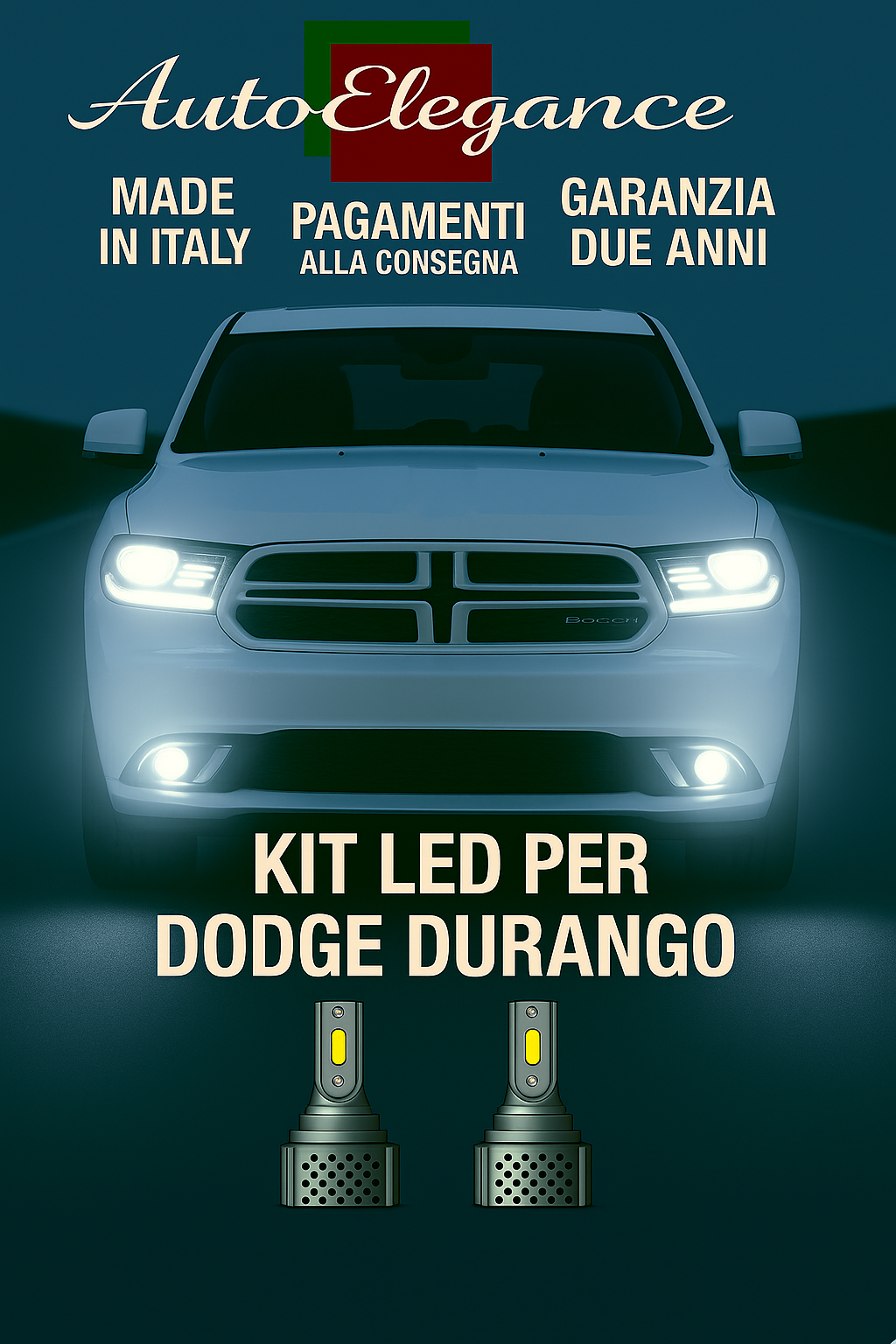 🔥KIT LED D3S 6000K BIANCO CANBUS – Anabbaglianti per Dodge Durango🔥