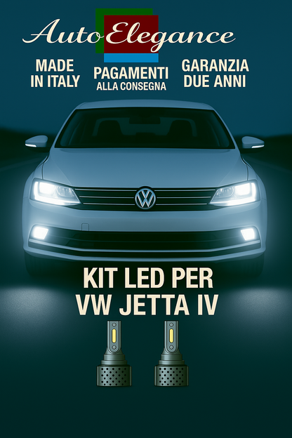 🔥KIT LED D3S 6000K BIANCO CANBUS – Anabbaglianti per Volkswagen Jetta IV🔥
