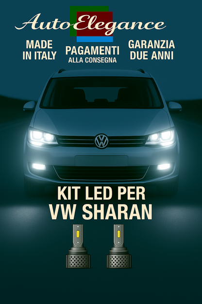🔥KIT LED D3S 6000K BIANCO CANBUS – Anabbaglianti per Volkswagen Sharan🔥