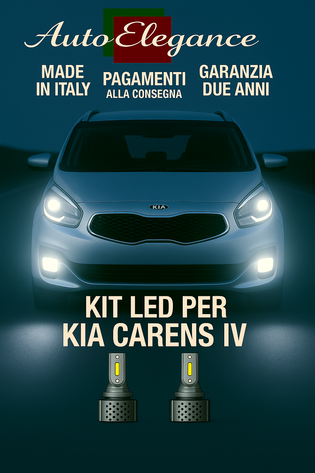 🔥KIT LED D3S 6000K BIANCO CANBUS – Anabbaglianti per Kia Carens IV🔥