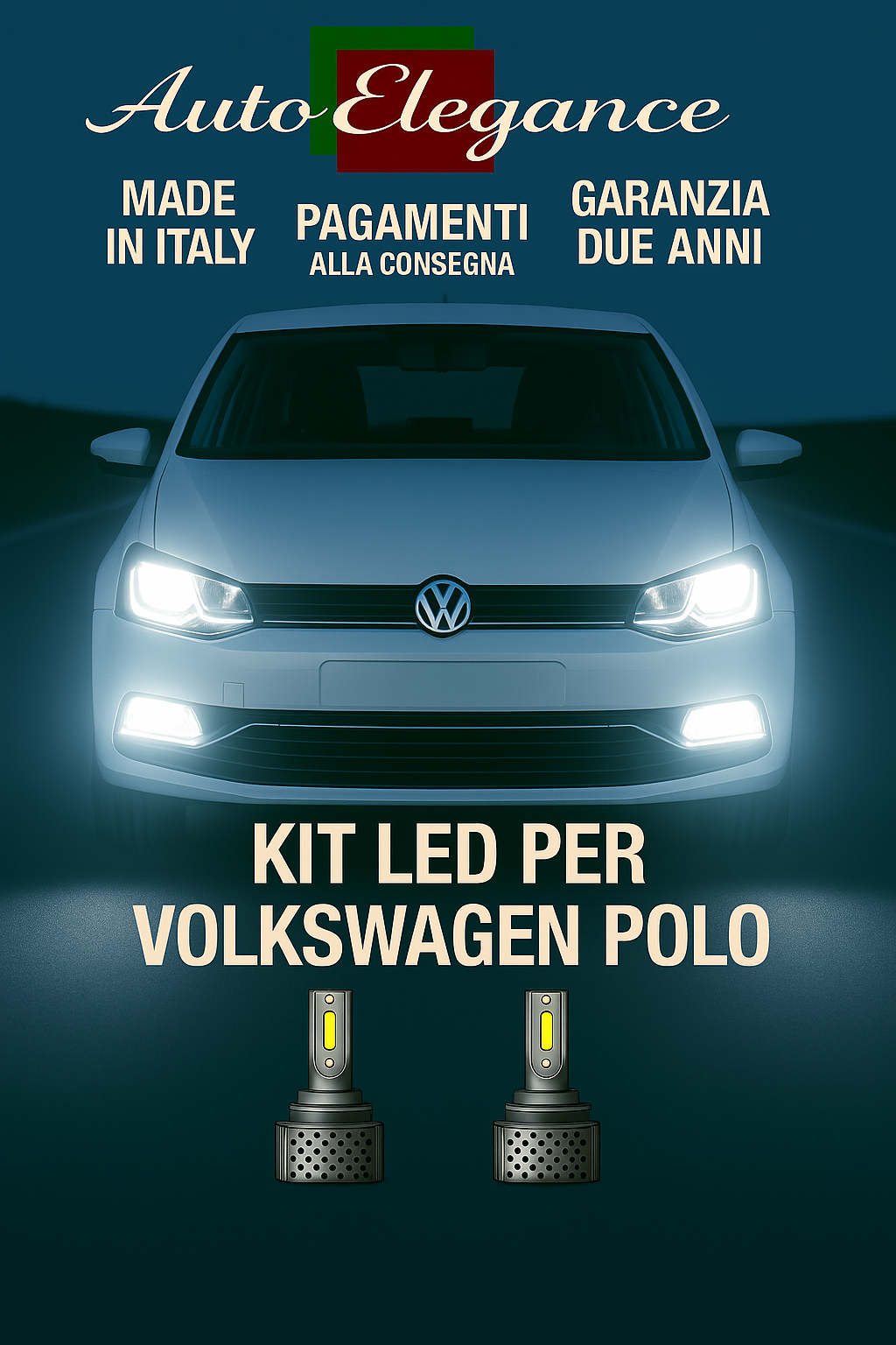 🔥KIT LED D3S 6000K BIANCO CANBUS – Anabbaglianti per Volkswagen Polo🔥