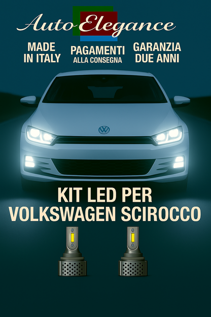 🔥KIT LED D3S 6000K BIANCO CANBUS – Anabbaglianti per Volkswagen Scirocco🔥