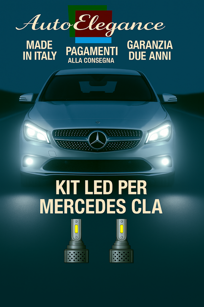 🔥KIT LED D3S 6000K BIANCO CANBUS – Anabbaglianti per Mercedes-Benz CLA🔥