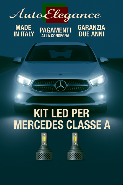 🔥KIT LED D3S 6000K BIANCO CANBUS – Anabbaglianti per Mercedes-Benz Classe A🔥