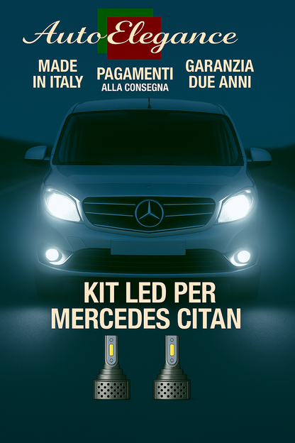 🔥KIT LED D3S 6000K BIANCO CANBUS – Anabbaglianti per Mercedes-Benz Citan🔥