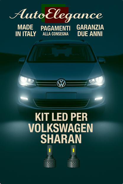 🔥KIT LED D3S 6000K BIANCO CANBUS – Anabbaglianti per Volkswagen Sharan🔥