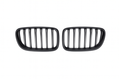 🔥ART.2745 Griglia Sportiva Doppia Lamella Nero Lucido per BMW X5 E70 / X6 E71🔥