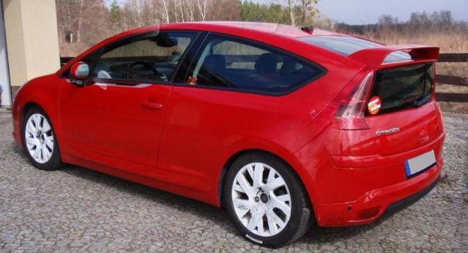 ❤️Spoiler Tettuccio Sportivo compatibile con Citroën C4 Coupé 3 Porte❤️