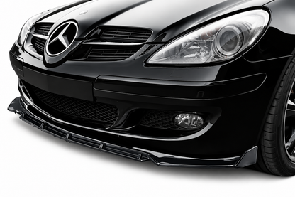 💕ART.0037 Splitter Anteriore Adatto per Mercedes SLK R171 Nero Lucido RS 3P 💕