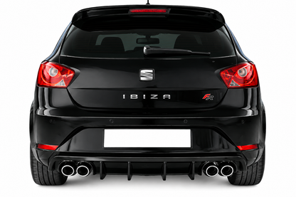 💕ART.0634 Diffusore Posteriore Adatto per Seat Ibiza 6J 08-16 ABS 4 Terminali💕
