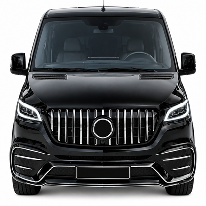 💕Griglia Anteriore GT Panamerican Adatta per Mercedes Sprinter W907 18+ Cromo💕