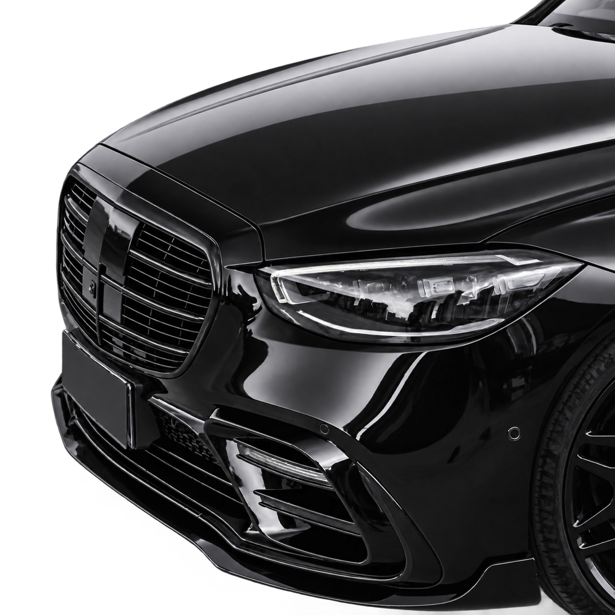 💕 Griglia Radiatore Adatta per Mercedes Classe S W223 20+ Nero Lucido 💕