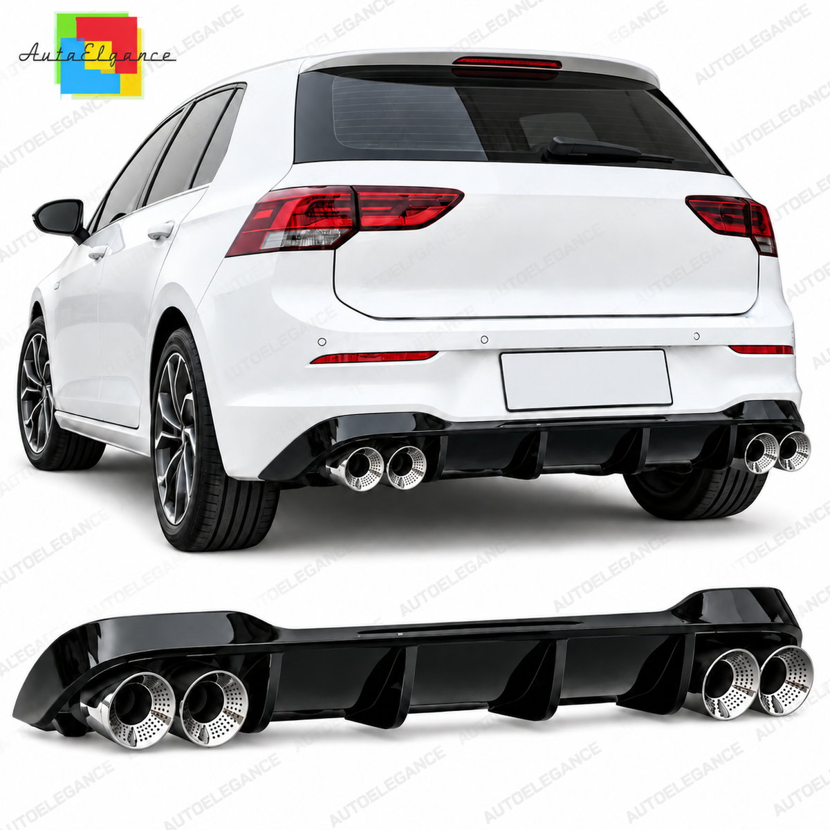 BODYKIT E36 + COUPE REAR LIGHTS WITH WHITE INDICATOR