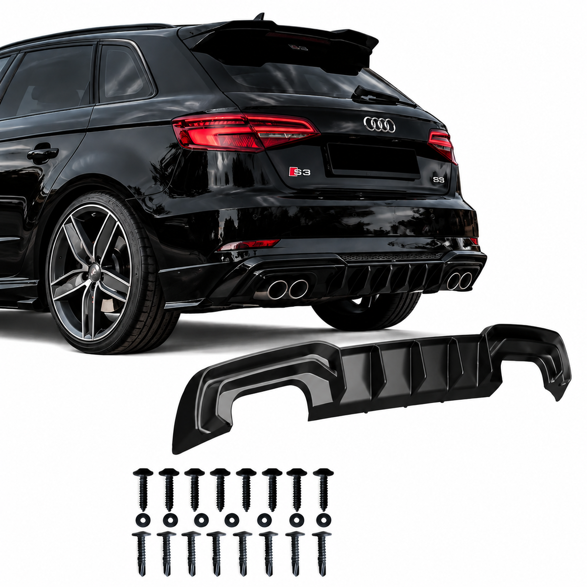 BODYKIT E36 + COUPE REAR LIGHTS WITH WHITE INDICATOR